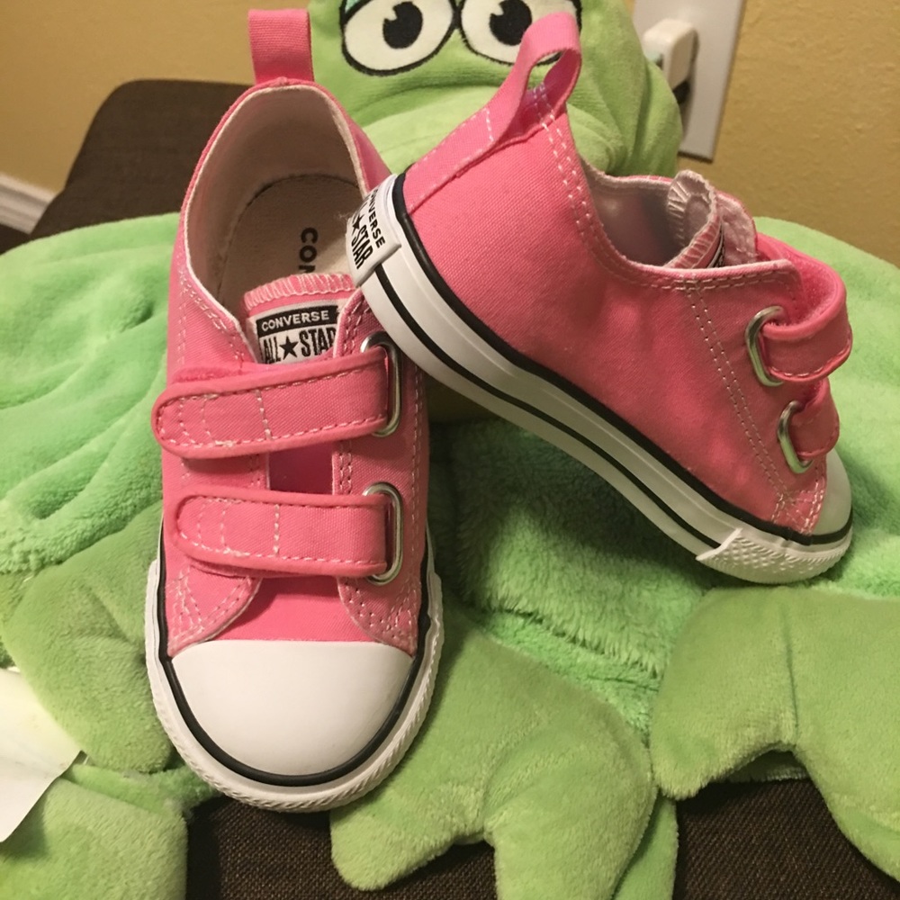 Pink Canvas Converse for Little Girls